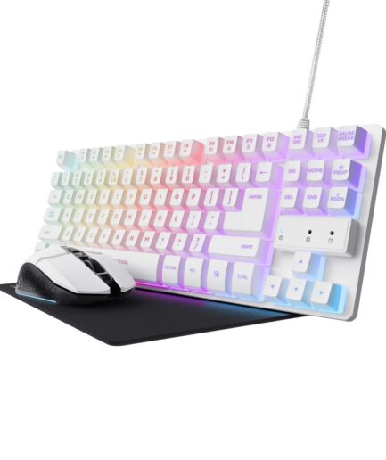 Combo Gamer RGB Teclado+Mouse+Pad Trust GXT 794W