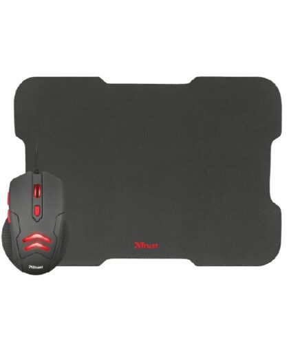 Combo Gamer Mouse + Pad Trust Ziva Red