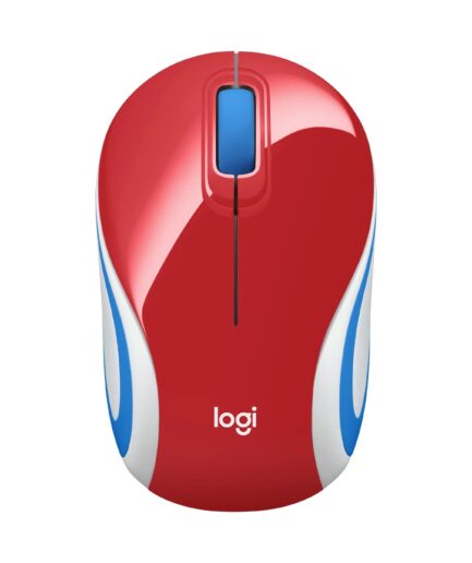 Mouse Inalambrico Logitech Logi M187 Rojo
