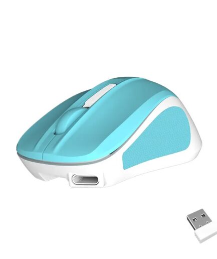 Mouse Inalambrico Meetion Mini Go Celeste