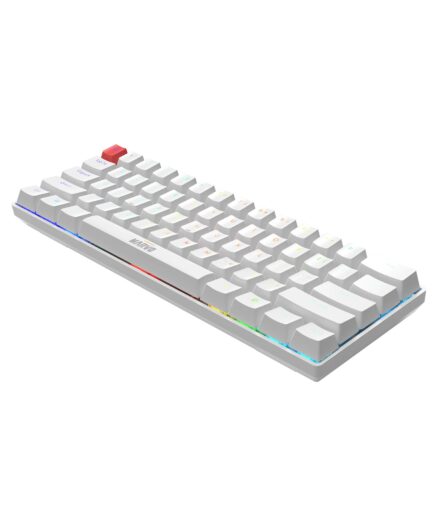 Teclado Mecanico RGB Marvo Saber 61Blanco