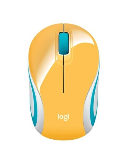 Mouse Inalambrico Logitech Logi M187 Amarillo