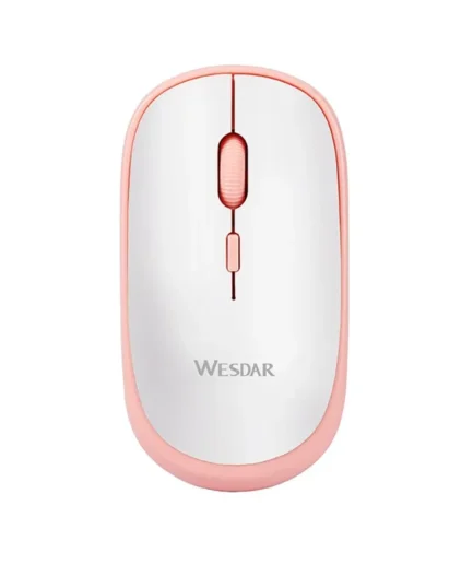 Mouse Inalambrico Wesdar X63 White-Pink