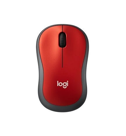 Mouse Inalambrico Logitech Logi M185 Rojo
